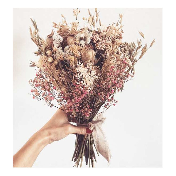 Bouquet séché Lili - composition délicate de fleurs séchées
