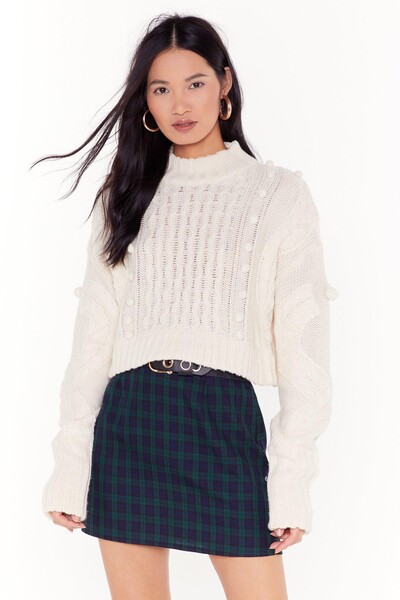 Mini jupe tartan taille haute Tout vient tartan | Shop Clothes at Nasty Gal!