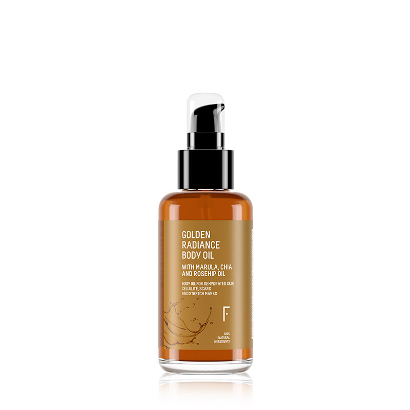 Huile Corporelle Naturelle | Golden Radiance | Freshly Cosmetics