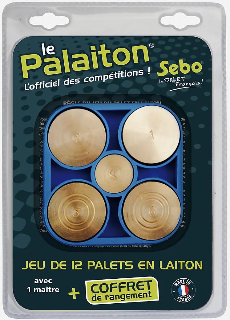 12 palets laiton 