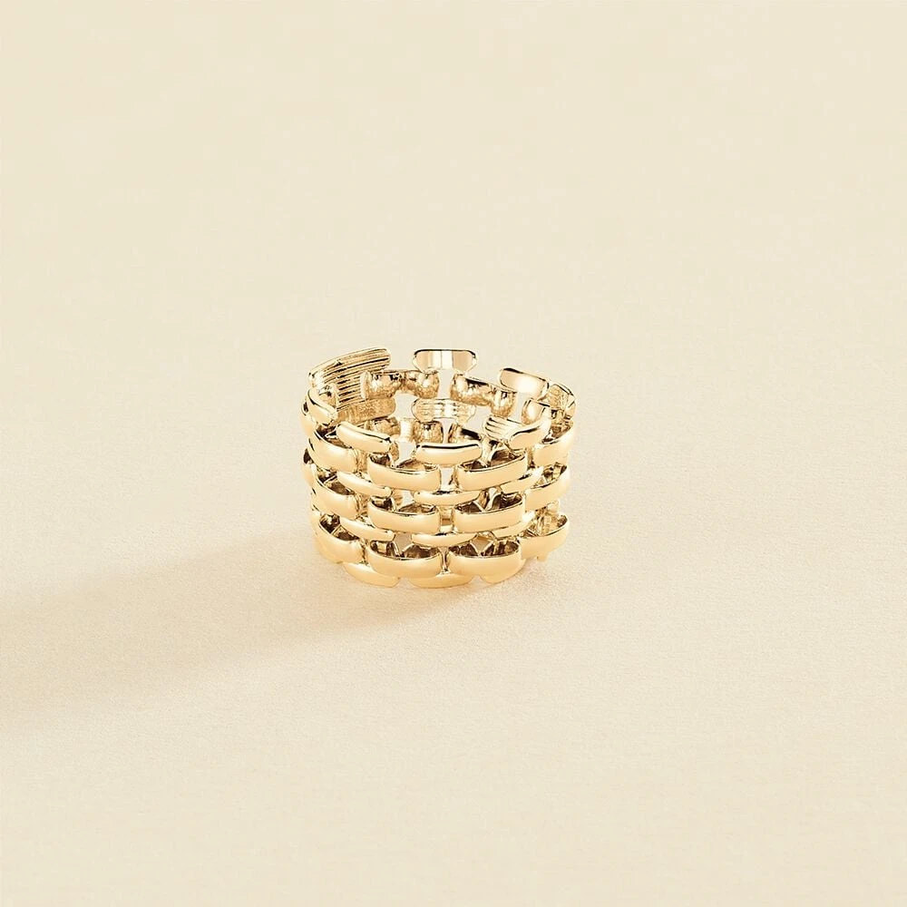 Bague large MINUIT - Doré