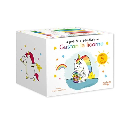 La petite bibliothèque Gaston la licorne - avec 5 livres