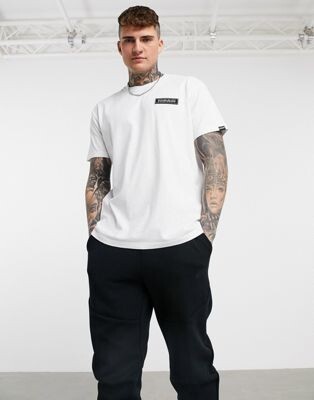 Napapijri - T-shirt à empiècement logo - Blanc | ASOS