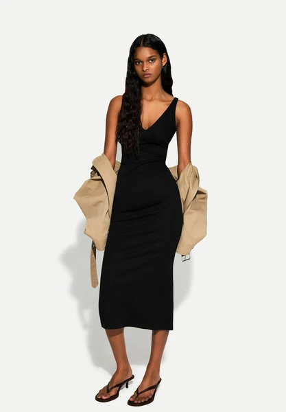 Robe fourreau - black