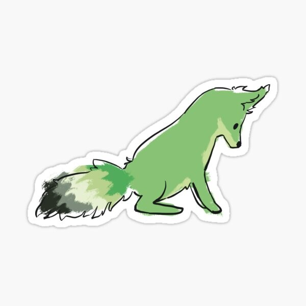 renard | drapeau de fierté subtile | Sticker