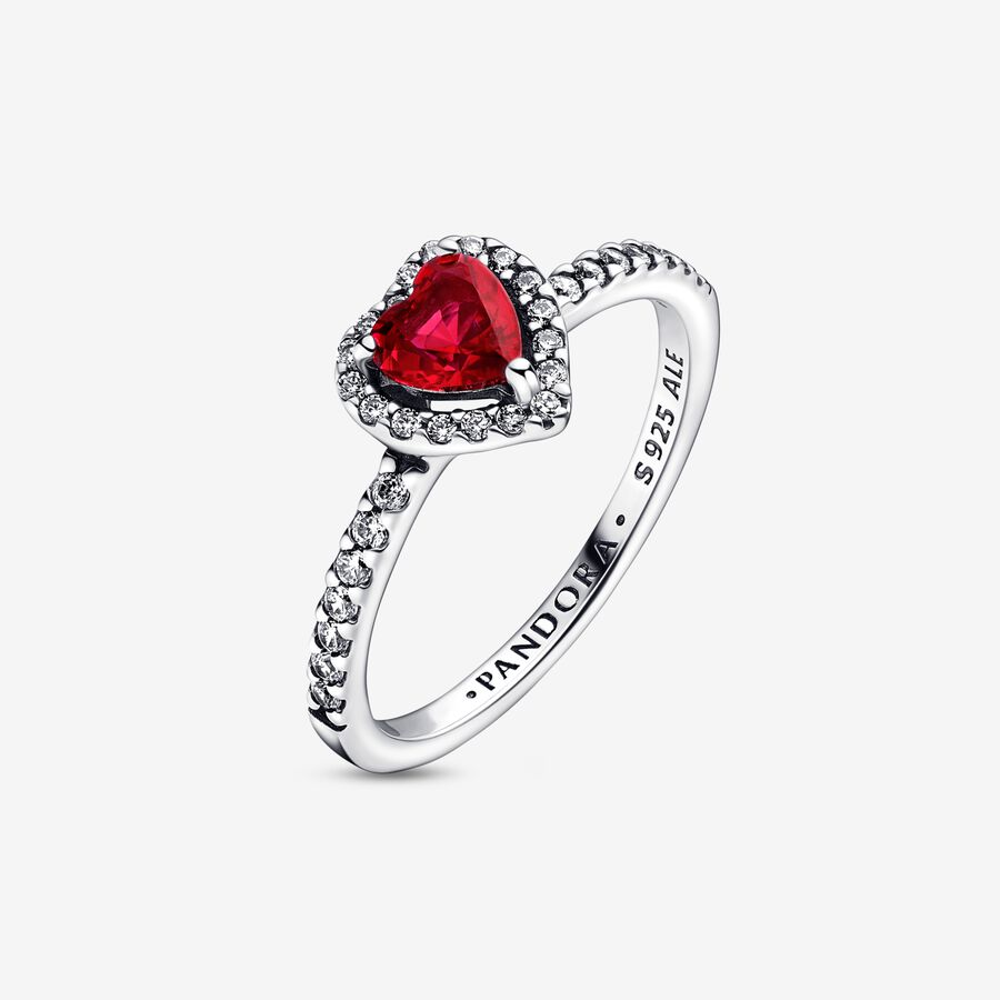Bague Corazon - Rouge main image 1