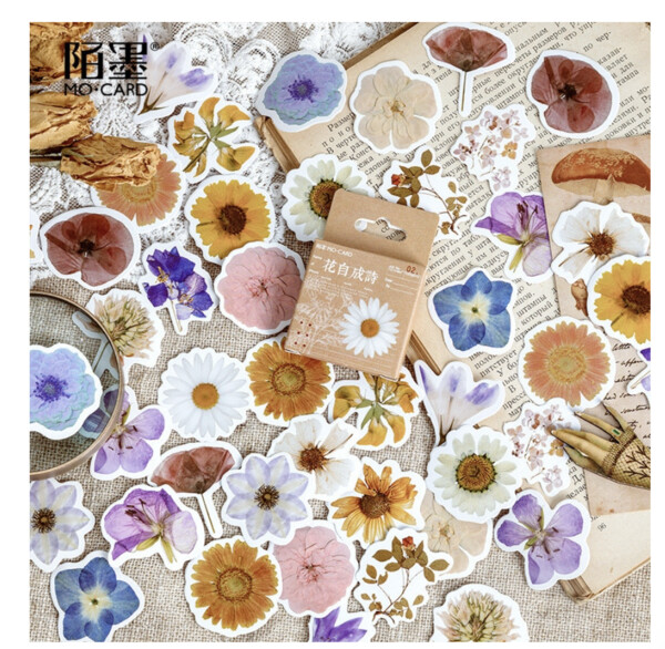 Autocollants floraux