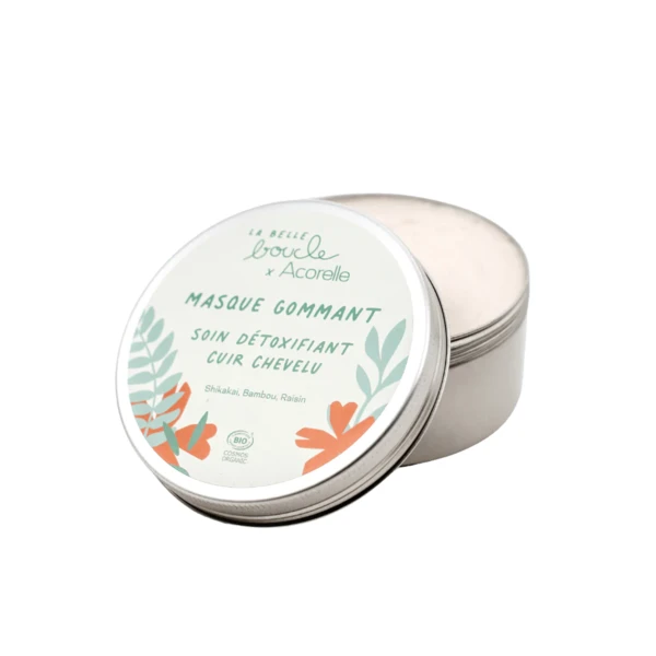 Masque Gommant Soin Détoxifiant Cuir Chevelu Acorelle x La Belle Boucle