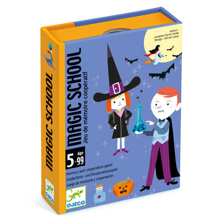 Jeu de cartes pour enfant Magic School
