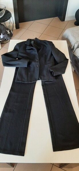 Ensemble tailleur, costar/costume noir femme T.XS