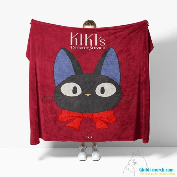 Jiji Blanket (Ghibli Jiji Cat) HOT Pick 2024 x 10 Colors for Sales | Ghibli Merch Store