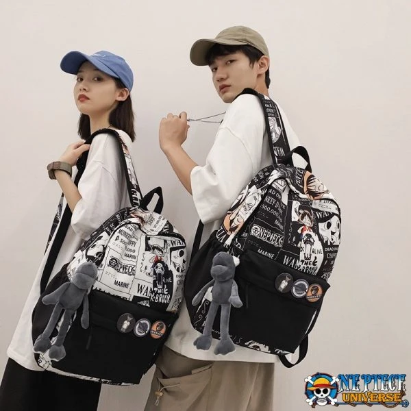 Straw Hat Luffy Backpack Wanted Shoulders Bag (4 Styles) | One Piece Universe