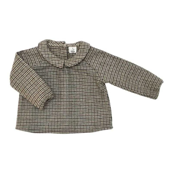 Blouse Octave pied de poule - Bébé