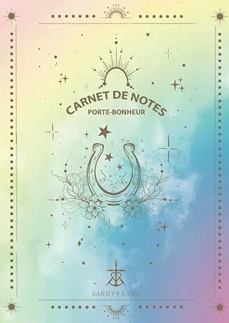 CARNET DE NOTES "PORTE-BONHEUR": porte-bonheur, carnet d'écriture, carnet intime, bloc notes, pratique, magie, ésotérisme, écriture inspiée, écriture ... médiumnité, voyance, développement personnel Broché – 28 juillet 2022