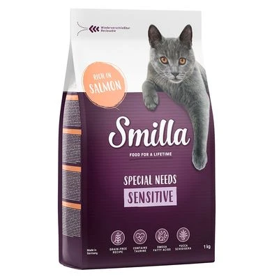Smilla Adult Sensitive sans céréales saumon pour chat