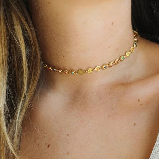 Collier Coloré Initiale Fili