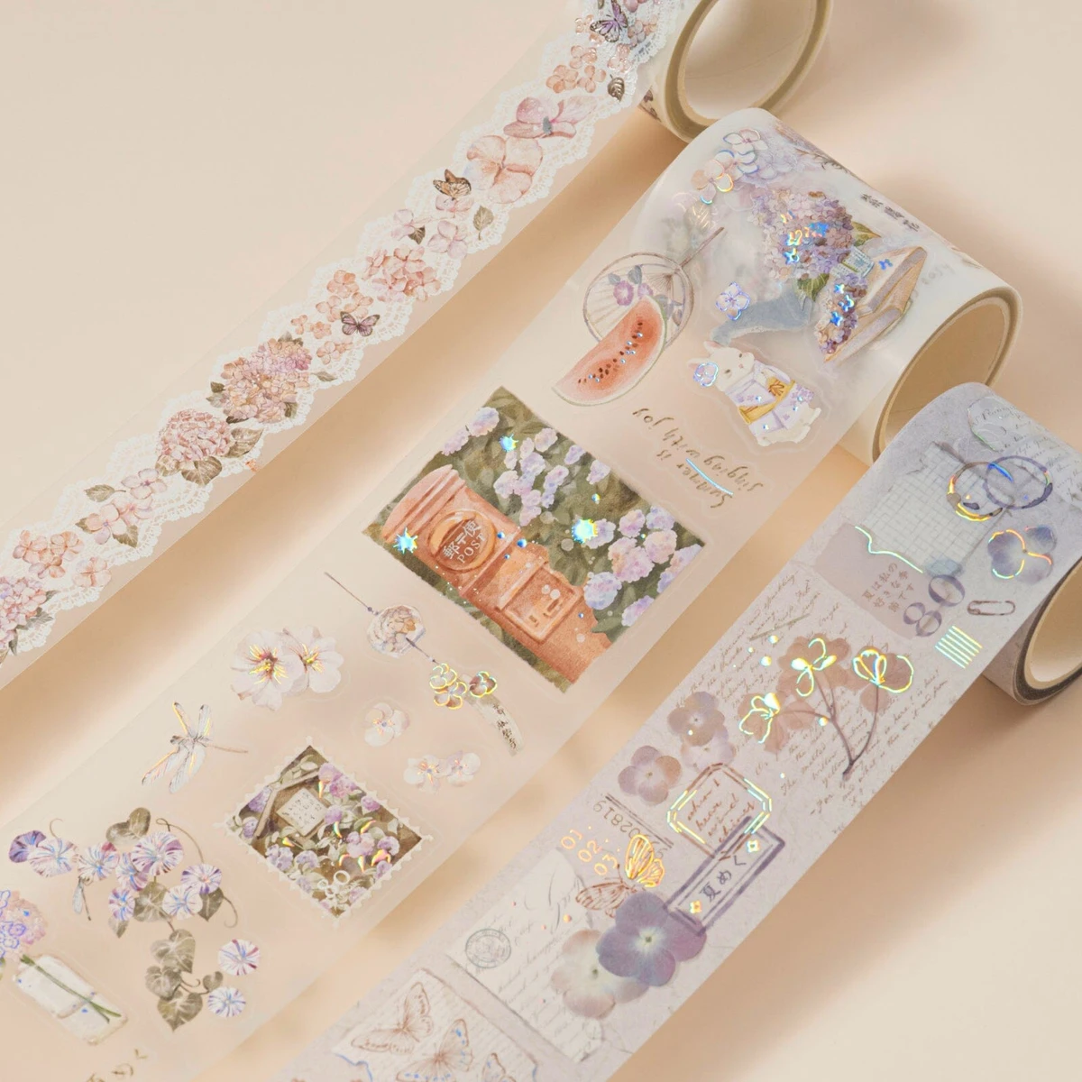 Hinoki - ‘Into the Summer’ PET Decorative Tape Set – NotebookTherapy