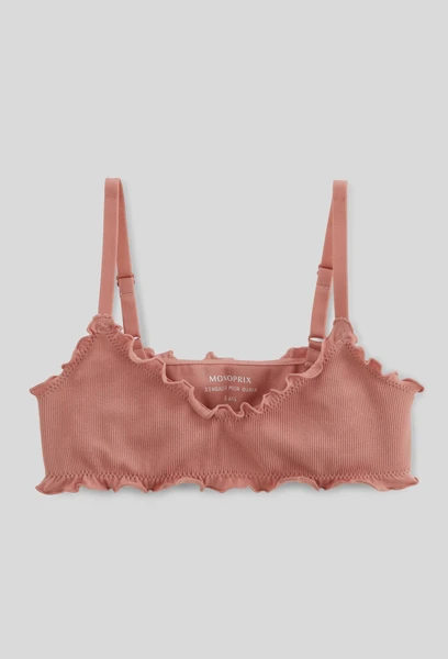 Brassière unie sans couture