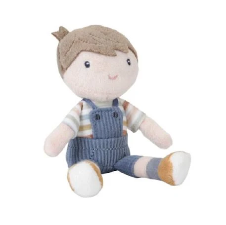 Mini poupée jim 10 cm bleu - Little Dutch