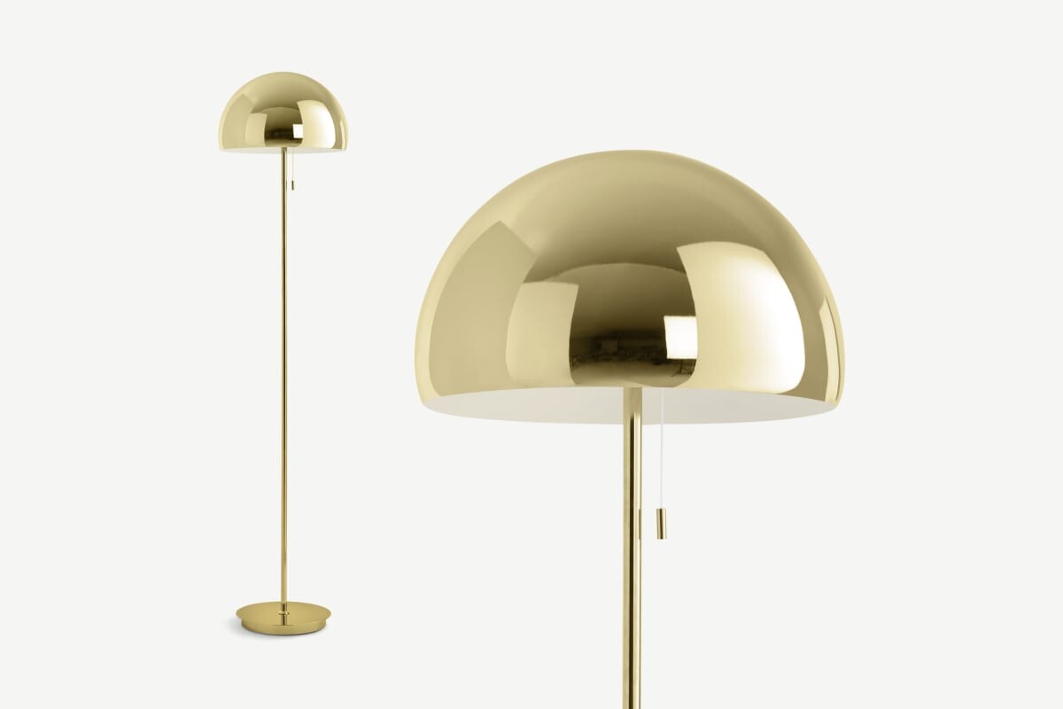 Collet, lampe de table, laiton