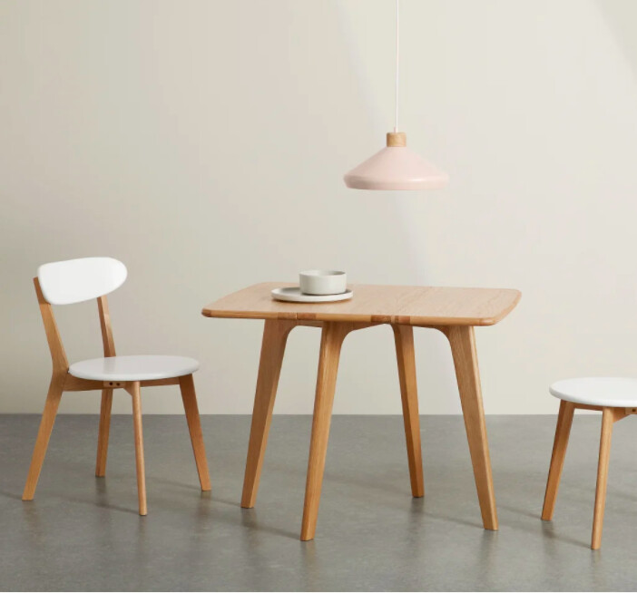 Fjord, table à rabats rectangulaire 2 à 4 personnes, chêne | MADE.com