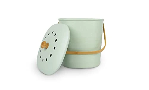 BIRAMBEAU - Seau A Compost 3,5 litres, Couleur Vert