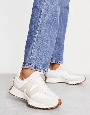 New Balance -  327 - Baskets - Blanc cassé