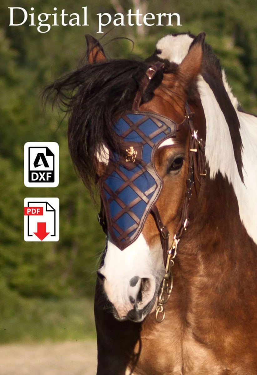 Chamfron #3 avec MOTIF NUMÉRIQUE Criss-Cross - pdf + dxf