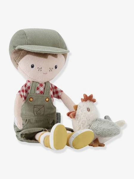 Poupée Jim avec poule - LITTLE DUTCH multicolore - Little Dutch