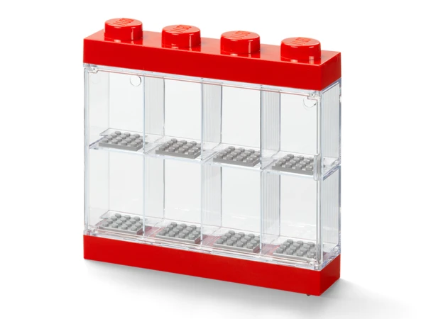 Boîte de présentation pour 8 minifigurines – Rouge 5006151 | Minifigures | Boutique LEGO® officielle FR
