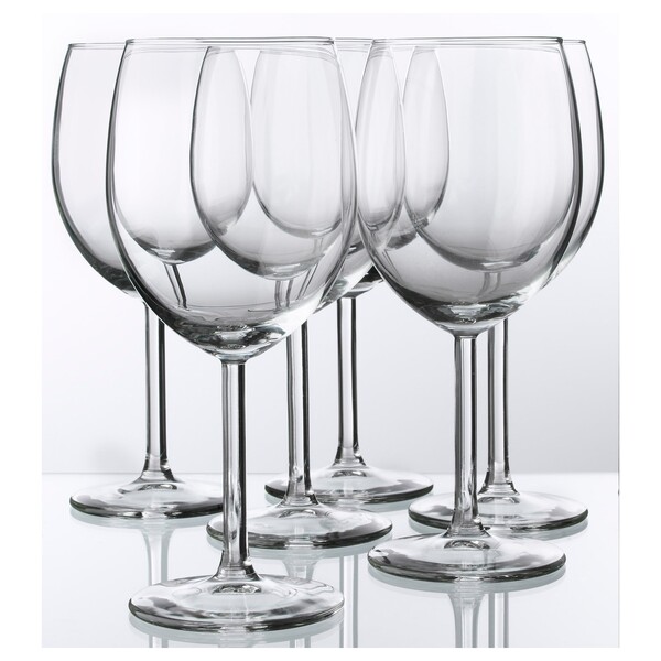 SVALKA Verre à vin rouge - verre transparent - IKEA
