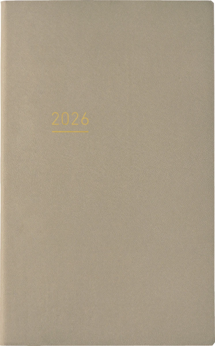 Jibun Techo Lite 2026 A5 slim Beige