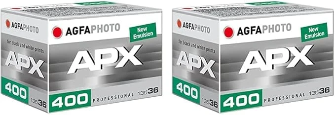Agfaphoto APX Pan 400 Pellicule 135/36 (Lot de 2)
