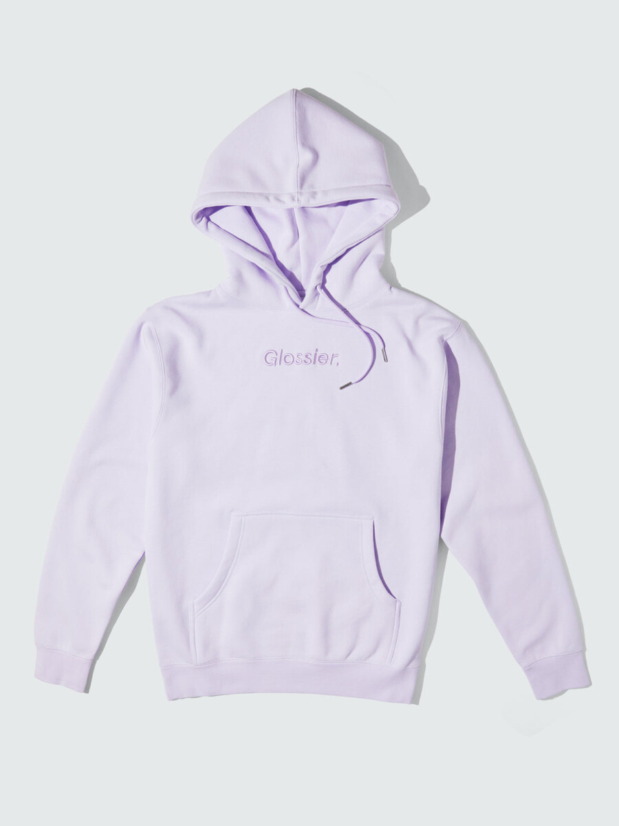 Embroidered Lavender Hoodie