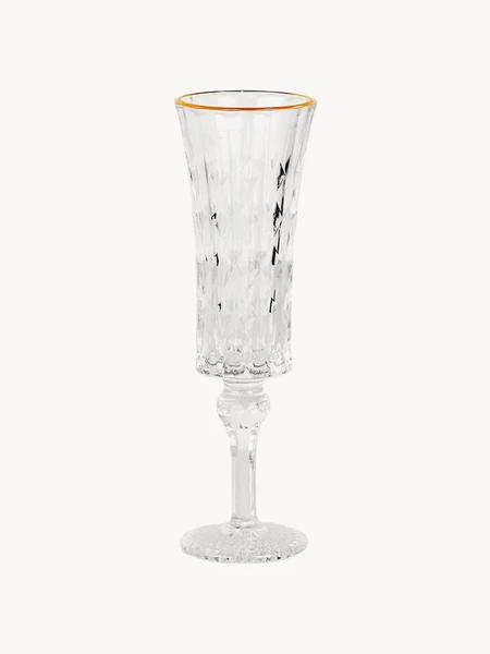 6 Verres à champagne Luna