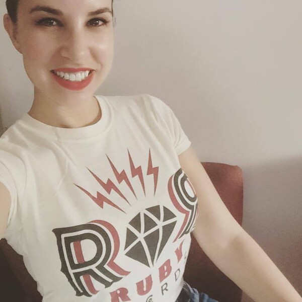 Ruby Records Tshirt Woman OFF WHITE