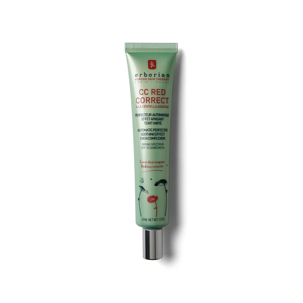 — erborian, cc red correct crème