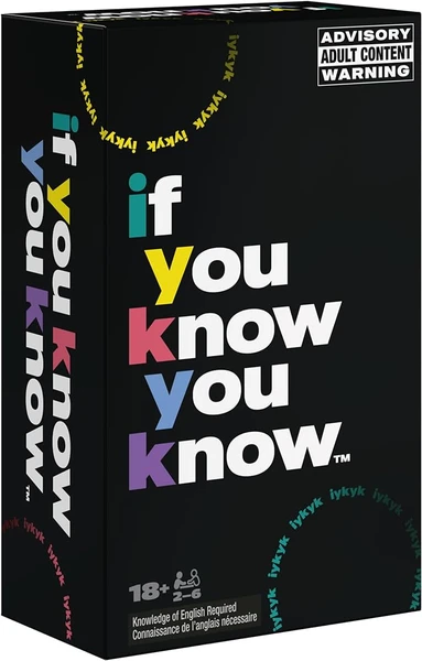 If You Know You Know IYKYK - The Question Card Game, Adult Games for Game Night, Board Games for Adults, Gift Baskets for Women, Party Games for Adults Ages 18 & up