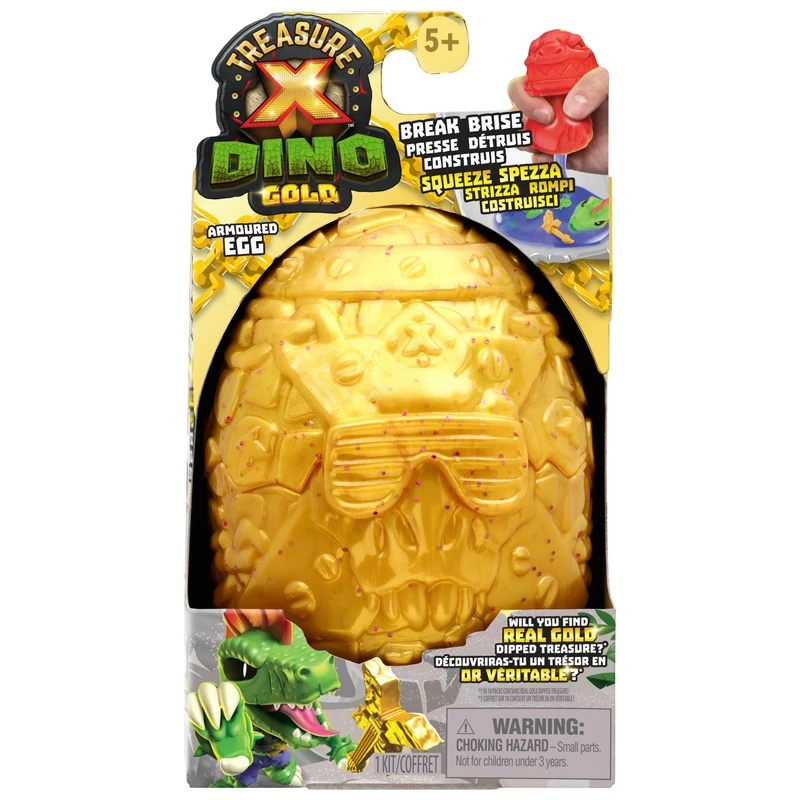 Trésor X - Oeuf Dino Gold Série 2 - Modèle Aléatoire