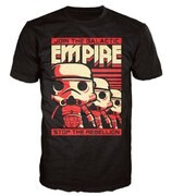 T-Shirt Pop! Homme Star Wars Stormtrooper Poster - Noir - M - Noir