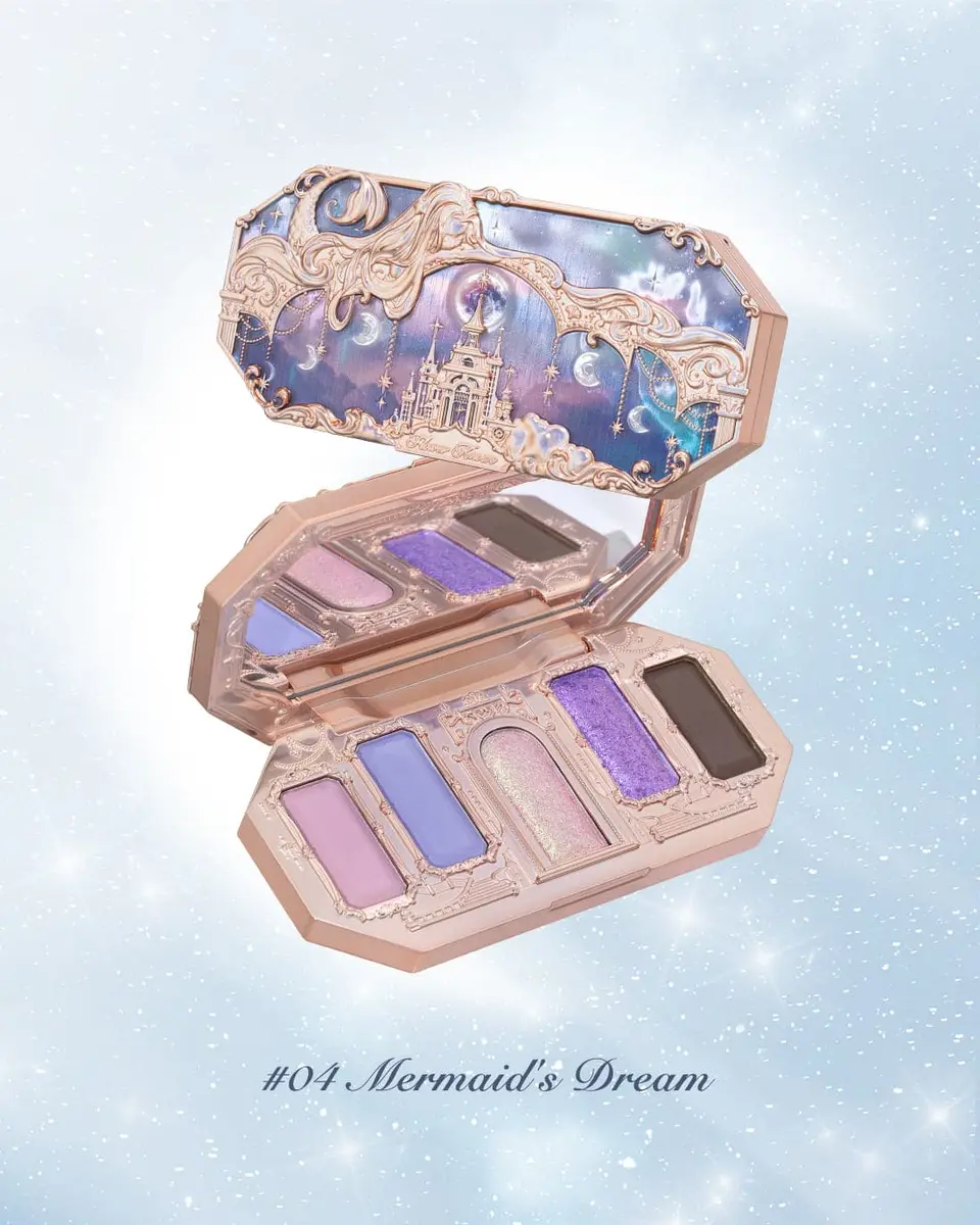 Moonlight Mermaid Five-Color Jewelry Eyeshadow Palette