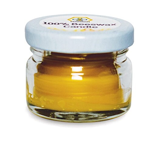 Meden Bougie en Cire d'abeille 100% Pure et Naturelle