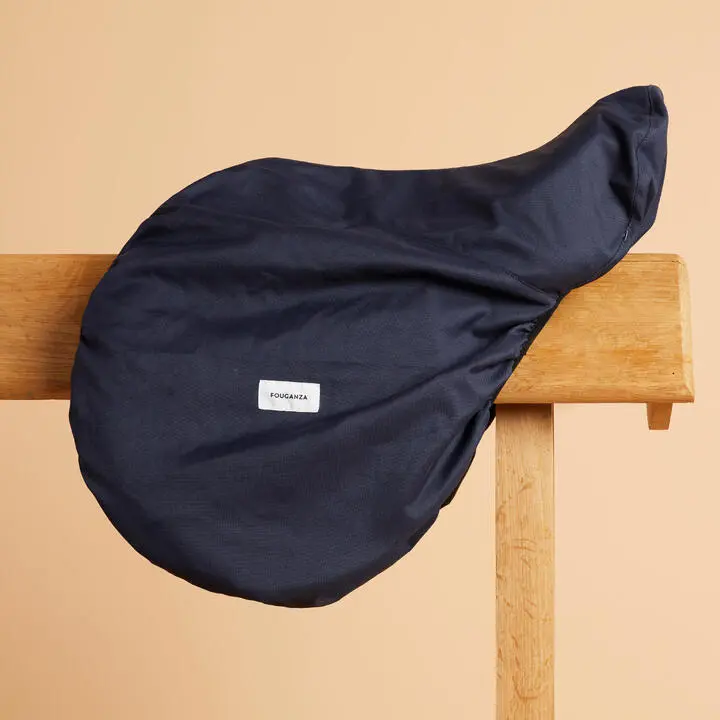 Couvre selle équitation déperlant - marine