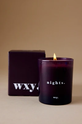 wxy. Nights Bougie Classique Bourbon Sucre & Feuille de Tabac