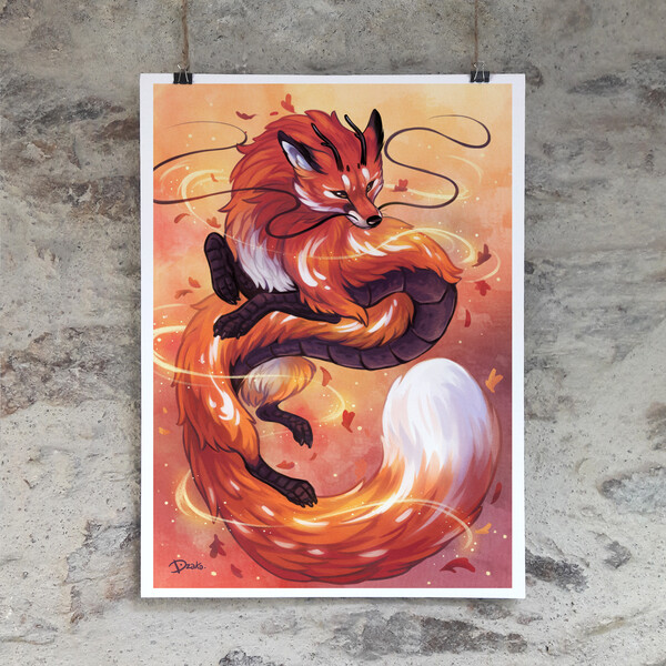 Poster • Dragon Fox