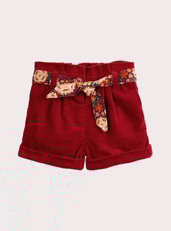 Short en velours rouge pour bébé fille Votre wishlist sur Listy