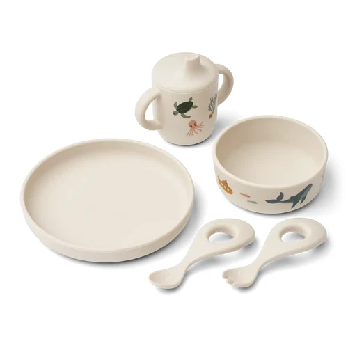 Set repas en silicone Ryle sea creature - Liewood