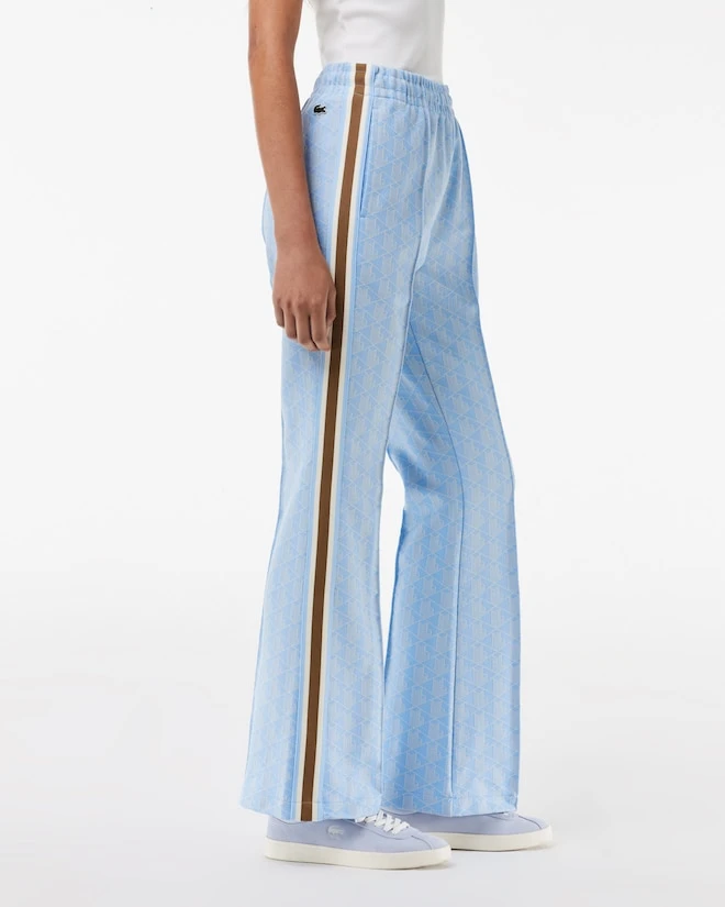 Pantalon de survêtement flare monogramme