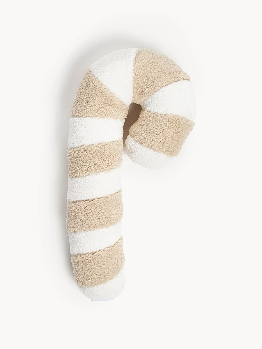 Coussin peluche en forme de canne à sucre Sugar | Westwing