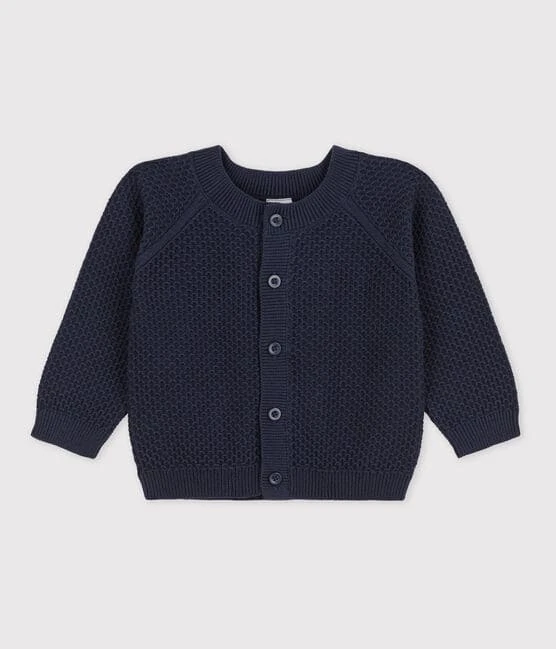 Cardigan bébé en tricot de coton